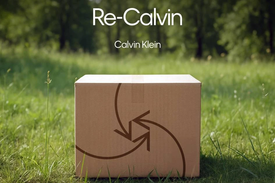 Calvin Klein sustainable eco-friendly packaging